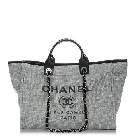 chanel canvas large deauville tote replica|chanel deauville large canvas bags.